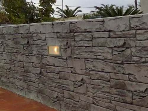 Beton amprentat vertical