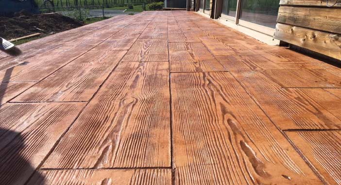 Beton amprentat Pret