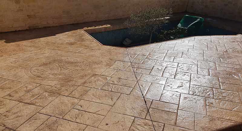 Intretinere beton amprentat